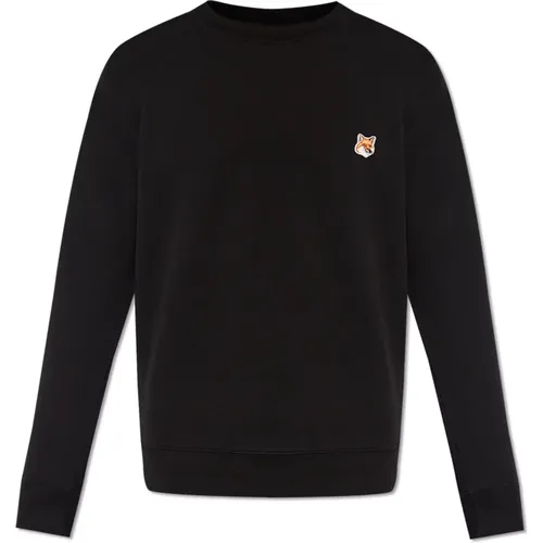 Sweatshirt with logo , male, Sizes: XS, L, M, S - Maison Kitsuné - Modalova