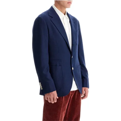 Luxuriöser Wollseidenkaschmir-Blazer - BRUNELLO CUCINELLI - Modalova