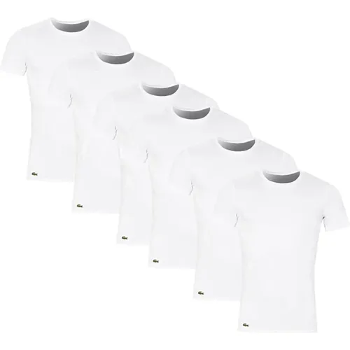 Klassische Komfort T-Shirts 6er-Pack , Herren, Größe: XL - Lacoste - Modalova