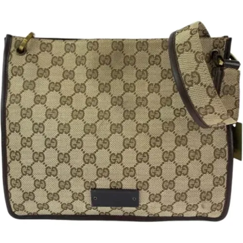 Pre-owned Canvas crossbody-bags , female, Sizes: ONE SIZE - Gucci Vintage - Modalova