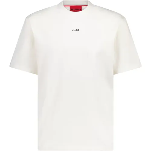 Logo T-Shirt in Comfortable Cotton , male, Sizes: 2XL, L, S, XL - Hugo Boss - Modalova