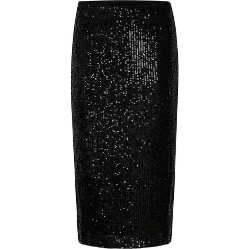 Sequin Skirt , female, Sizes: S, XS - Soaked in Luxury - Modalova