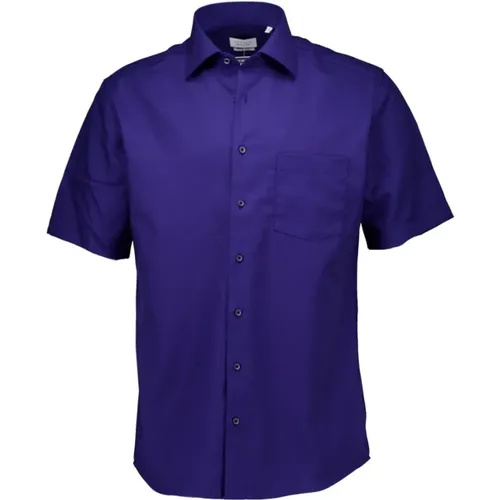 Dark Long Sleeve Shirts , male, Sizes: 5XL, 2XL, L - Eterna - Modalova