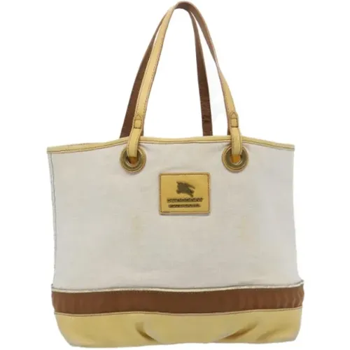 Pre-owned Canvas totes , female, Sizes: ONE SIZE - Burberry Vintage - Modalova