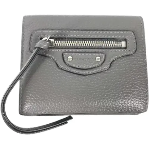 Pre-owned Leather wallets , female, Sizes: ONE SIZE - Balenciaga Vintage - Modalova