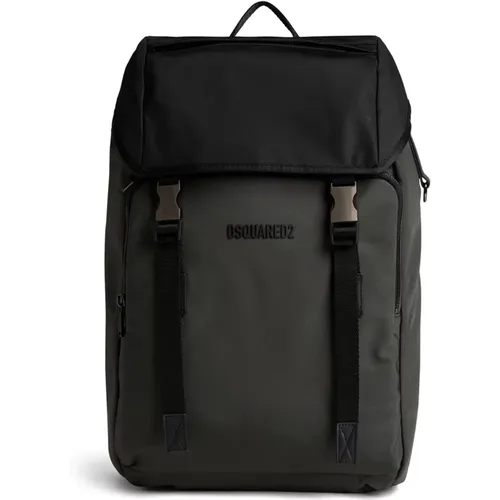 Backpack , male, Sizes: ONE SIZE - Dsquared2 - Modalova