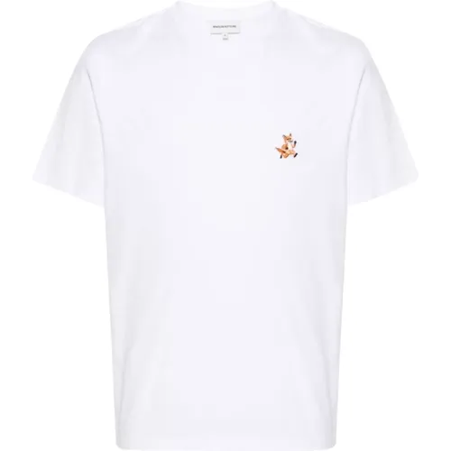 Speedy Fox T-shirt , male, Sizes: XL, L, M, S - Maison Kitsuné - Modalova