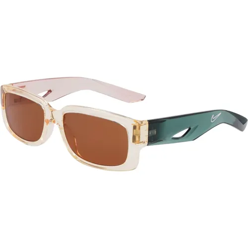 Variant I Sunglasses in Coconut Milk/ , male, Sizes: 56 MM - Nike - Modalova