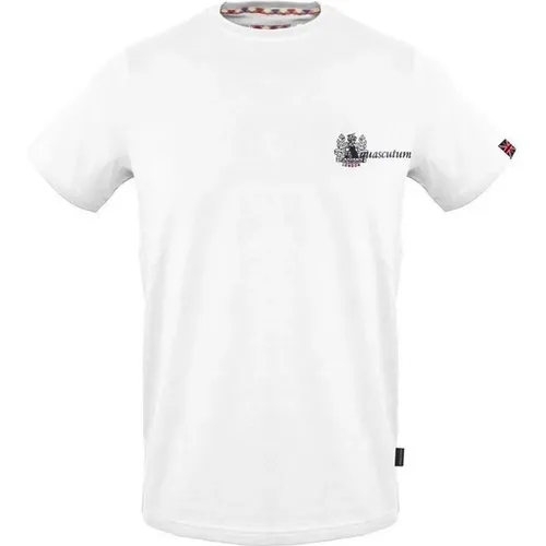 Union Jack Logo Baumwoll T-Shirt , Herren, Größe: XL - Aquascutum - Modalova
