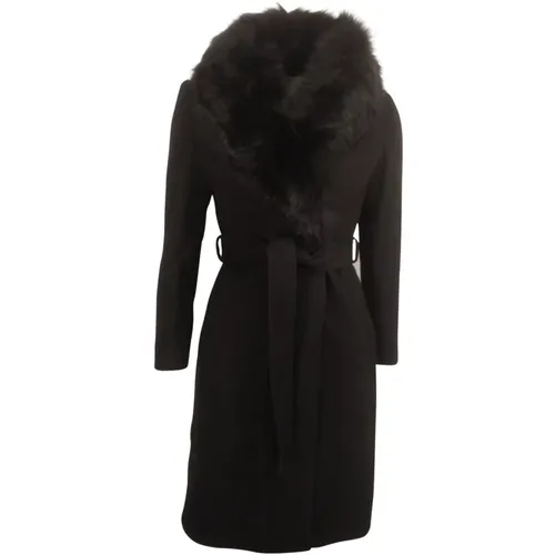 Ruby Coat with Detachable Faux Fur Collar , female, Sizes: S, M, XL, XS, L - Hollies - Modalova
