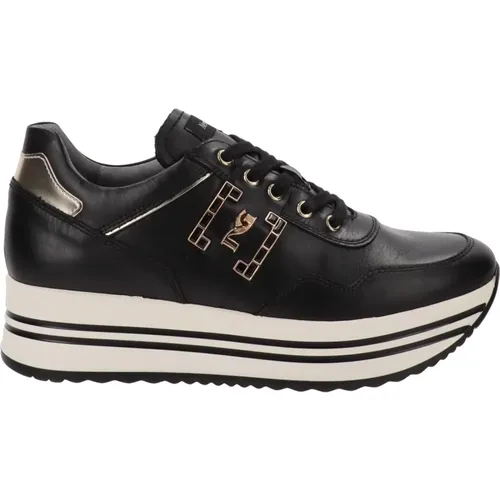 Leather Sneakers for Women , female, Sizes: 4 UK, 6 UK, 5 UK, 3 UK - Nerogiardini - Modalova