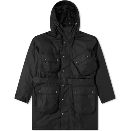 International X Engineered Garments Brookdale Wax Jacket , male, Sizes: M, S - Barbour - Modalova
