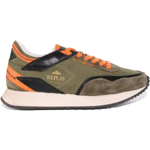 Casey Sneakers Men , male, Sizes: 8 UK, 10 UK, 9 UK, 11 UK - Replay - Modalova