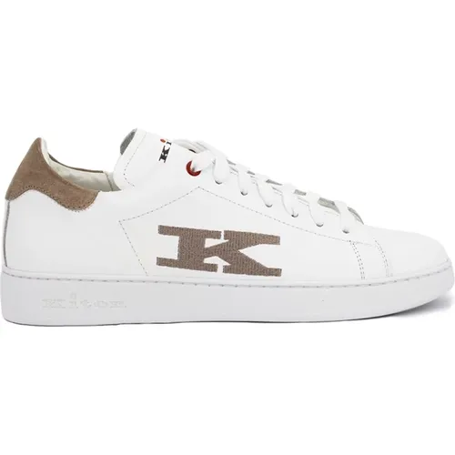 Flexible Leather Sneakers , male, Sizes: 8 UK, 12 UK, 7 1/2 UK, 11 UK, 8 1/2 UK - Kiton - Modalova