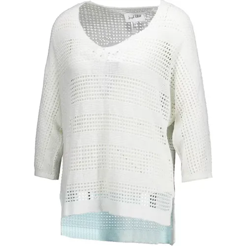 Elegant Sweater with Open Stitched Pattern , female, Sizes: L, XL, M, S - Joseph Ribkoff - Modalova