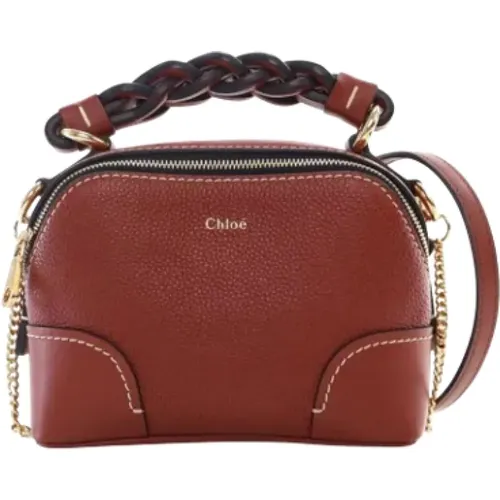 Pre-owned Leather handbags , female, Sizes: ONE SIZE - Chloé Pre-owned - Modalova