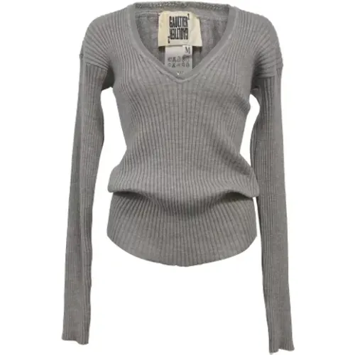 Pre-owned Wool tops , female, Sizes: M - Jean Paul Gaultier Pre-owned - Modalova