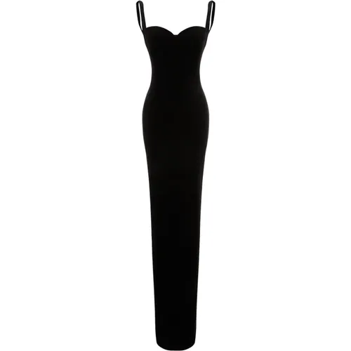 Elegantes Schwarzes Fitted Gown - Balenciaga - Modalova