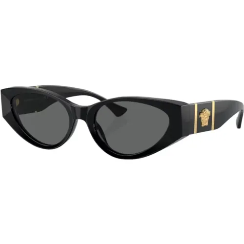 Cat-Eye Sonnenbrille , Damen, Größe: 55 MM - Versace - Modalova