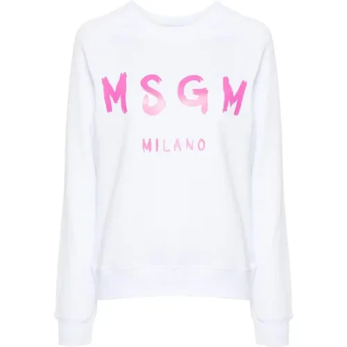 Sweatshirts , Damen, Größe: M - MSGM - Modalova