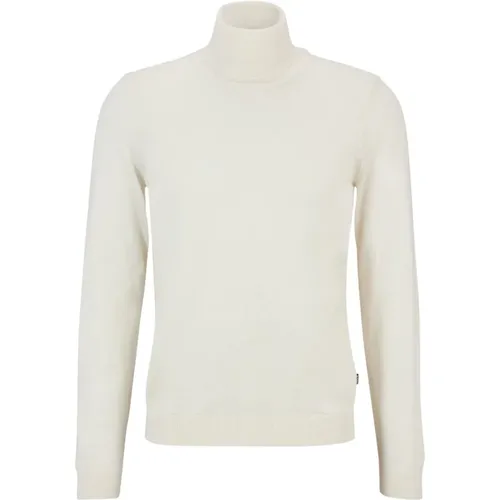 Slim-Fit Rollkragenpullover aus Schurwolle - Boss - Modalova