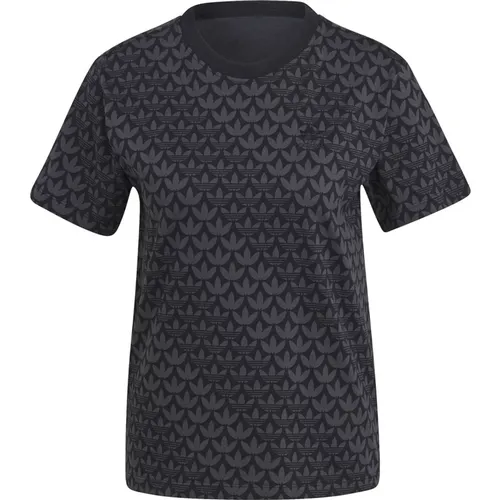 Fresh Monogram T-shirt , female, Sizes: M - Adidas - Modalova