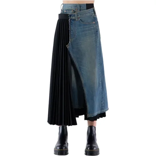 Midi Skirts , female, Sizes: L, M - Junya Watanabe - Modalova