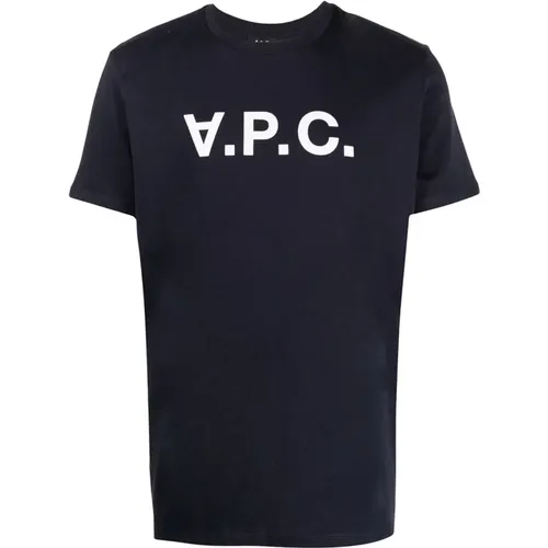 Printed Logo T-Shirt , male, Sizes: L - A.p.c. - Modalova