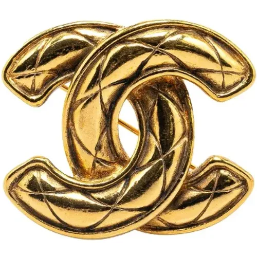 Pre-owned Metal brooches , female, Sizes: ONE SIZE - Chanel Vintage - Modalova