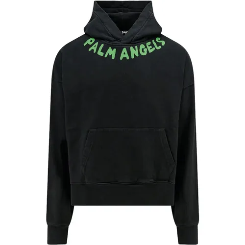 Stylischer Sweatshirt für Lässigen Komfort , Herren, Größe: M - Palm Angels - Modalova