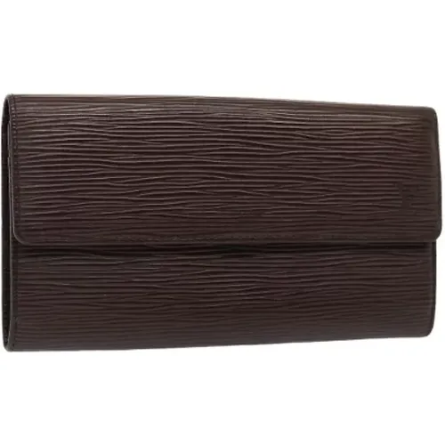 Pre-owned Leather wallets , female, Sizes: ONE SIZE - Louis Vuitton Vintage - Modalova