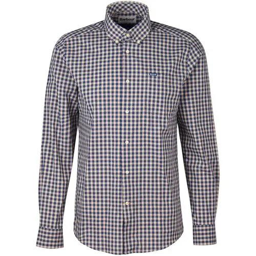 Gingham Button Down Hemd Merryton , Herren, Größe: L - Barbour - Modalova