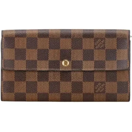 Pre-owned Canvas wallets , female, Sizes: ONE SIZE - Louis Vuitton Vintage - Modalova