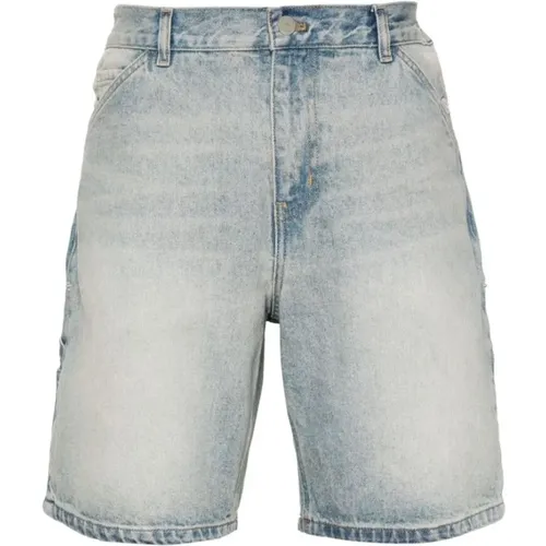 Blaue Stonewashed Jeans , Herren, Größe: XL - Courrèges - Modalova