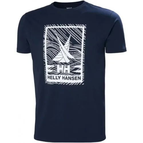 Shoreline T-shirt , Herren, Größe: M - Helly Hansen - Modalova