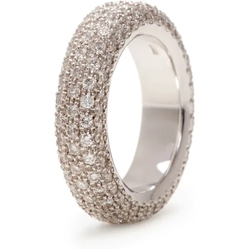 Diamond Washer Band Ring , female, Sizes: ONE SIZE - Pomellato - Modalova