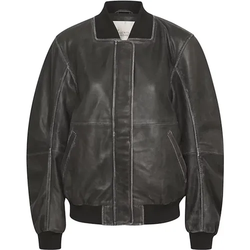 Leather Jacket , female, Sizes: S, L, 2XL, M, XL, 3XL - My Essential Wardrobe - Modalova