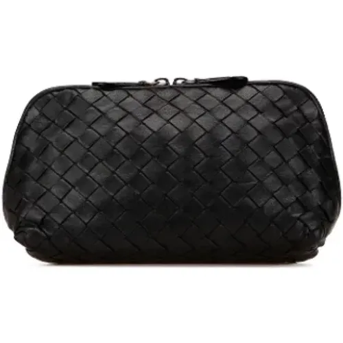 Pre-owned Leather pouches , female, Sizes: ONE SIZE - Bottega Veneta Vintage - Modalova