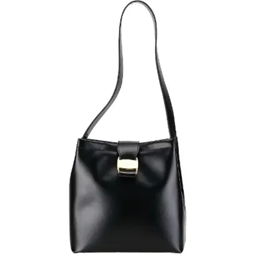 Pre-owned Leather shoulder-bags , female, Sizes: ONE SIZE - Salvatore Ferragamo Pre-owned - Modalova