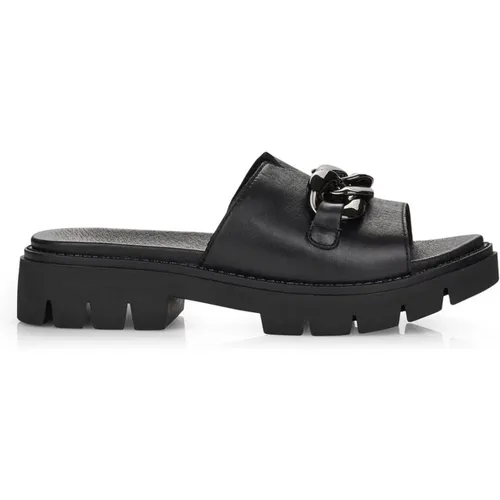 Black casual open slippers Remonte - Remonte - Modalova