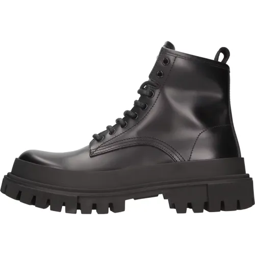 Stiefel Schwarz , Herren, Größe: 42 EU - Dolce & Gabbana - Modalova