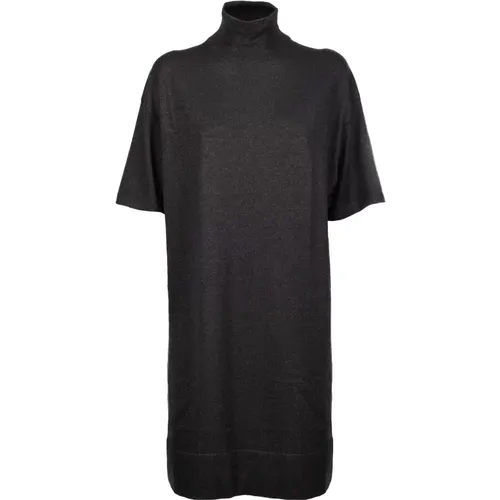 Metallic Cashmere Sweater Dress , female, Sizes: M - BRUNELLO CUCINELLI - Modalova