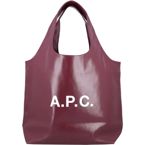 Burgundy Ninon Tote Bag A.P.C - A.P.C. - Modalova