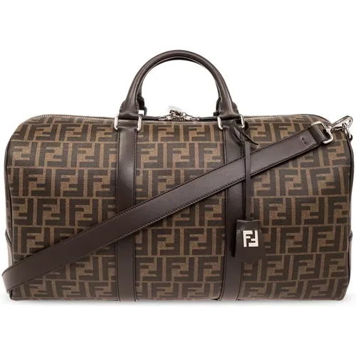 Duffel bag with logo , male, Sizes: ONE SIZE - Fendi - Modalova