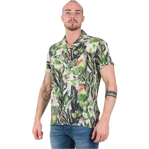 Men`s Summer Short Sleeve Shirts , male, Sizes: L - drykorn - Modalova