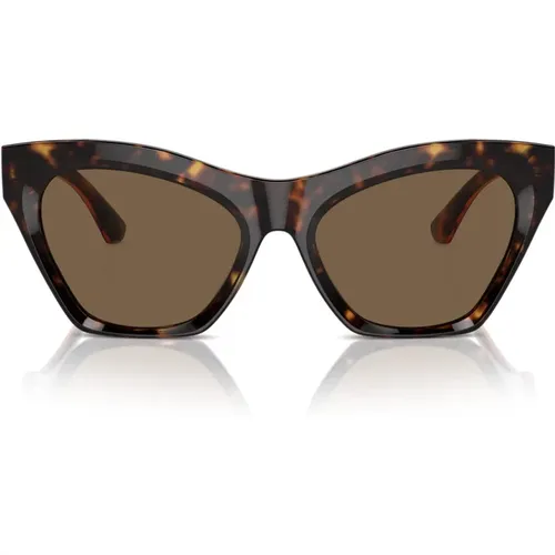 Cat-Eye Sunglasses with Monogram Detail , unisex, Sizes: 55 MM - Burberry - Modalova