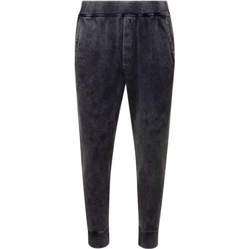 Trousers Grey , male, Sizes: L - Dsquared2 - Modalova