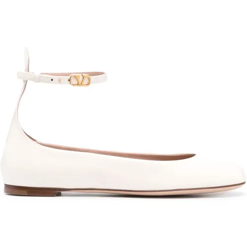 Tan-Go Patent Leather Ballerina Shoes , female, Sizes: 8 UK, 4 UK, 6 1/2 UK, 3 1/2 UK - Valentino Garavani - Modalova