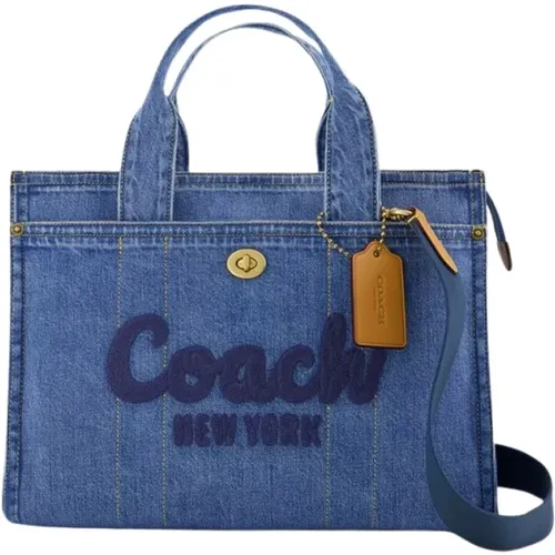 Canvas Shopper Tasche - Blau Coach - Coach - Modalova