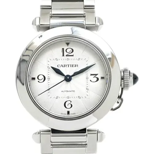 Pre-owned Stainless Steel watches , female, Sizes: ONE SIZE - Cartier Vintage - Modalova